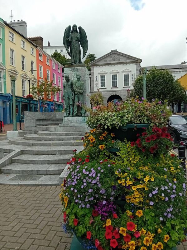The spruced-up Lusitania memorial