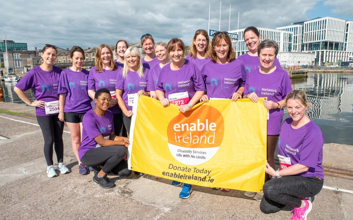 Participating in aid of Enable Ireland were the team from Network Cork at the 2022. Picture. John Allen Participating in aid of Enable Ireland were the team from Network Cork at the 2022. Picture. John Allen