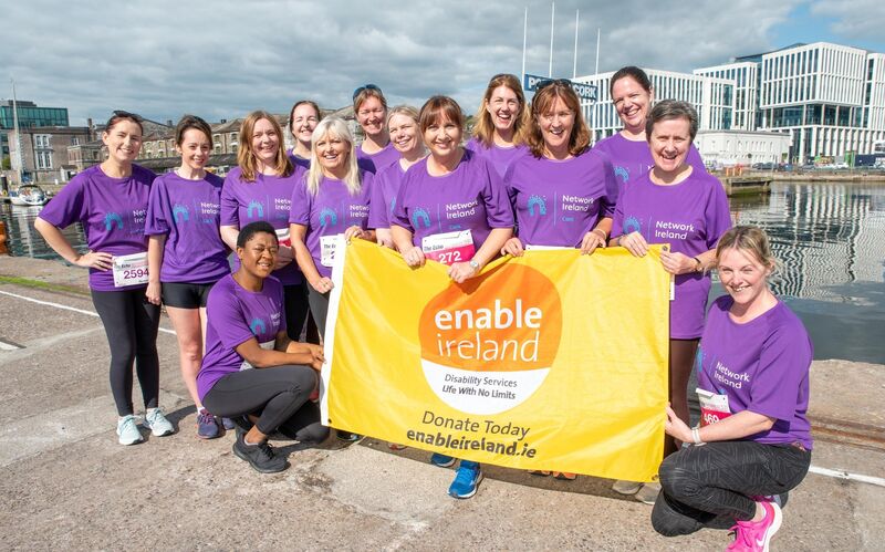 Participating in aid of Enable Ireland were the team from Network Cork at the 2022. Picture. John Allen Participating in aid of Enable Ireland were the team from Network Cork at the 2022. Picture. John Allen
