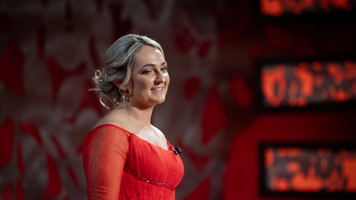 Cork Rose Kate Shaughnessy first to take to the Rose of Tralee Festival stage