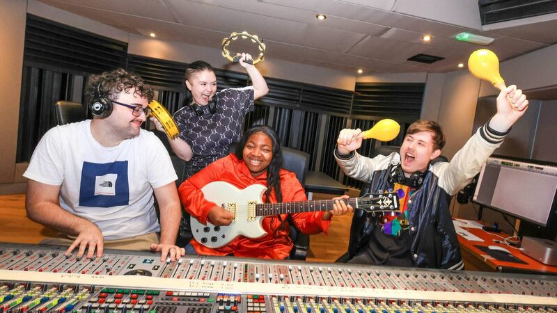 Cork learners record their own song at iconic Windmill Lane studios
