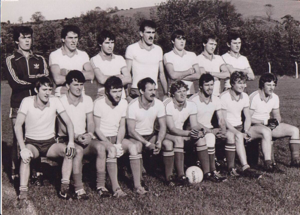 The Passage team that won the county IFC in 1983. Back row (left to right): Tom Harrington, Richard O'Sullivan, David Keane, Jim O'Sullivan RIP, John Murphy, Eugene Murphy, Bernie Meade. Front: Greg Murphy, Kevin O'Reilly, Kieran Keane, Terry Howard, Ciarán O'Reilly (captain), Robert Cole, Thomas O'Neill, Eddie Palmer. The Passage team that won the county IFC in 1983. Back row (left to right): Tom Harrington, Richard O'Sullivan, David Keane, Jim O'Sullivan RIP, John Murphy, Eugene Murphy, Bernie Meade. Front: Greg Murphy, Kevin O'Reilly, Kieran Keane, Terry Howard, Ciarán O'Reilly (captain), Robert Cole, Thomas O'Neill, Eddie Palmer.
