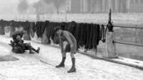 Throwback Thursday: Bobsleighs on ice on snowy days in Cork's Northside