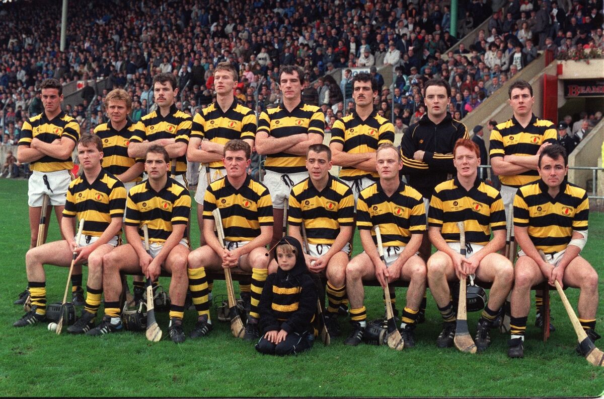The Na Piarsaigh team that beat St Finbarr's in the 1990 Cork county final.
