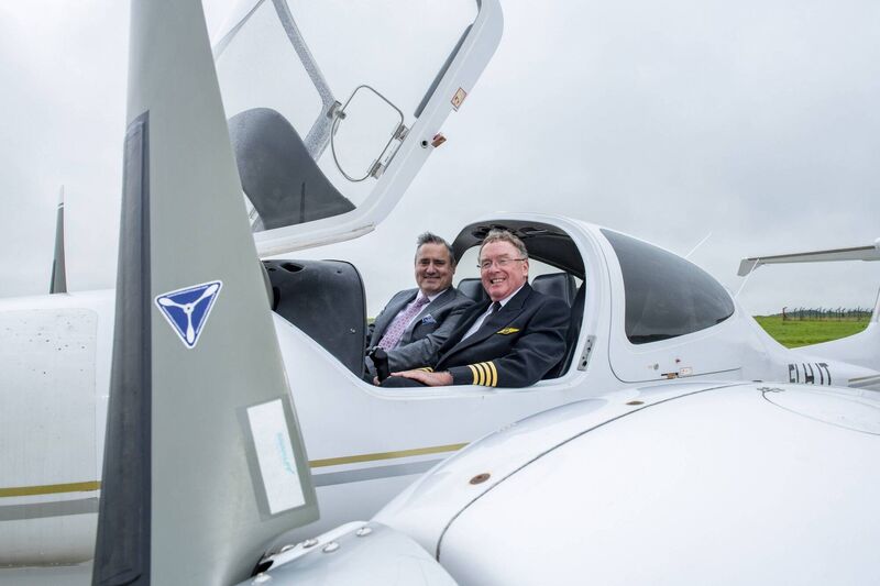 General Manager of The Montenotte, Frits Potgieter and Captain Philip Smythe, Safety Manager at AFTA. Pic: Brian Lougheed.