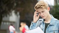 Teenage Boy Disappointed With Exam Results