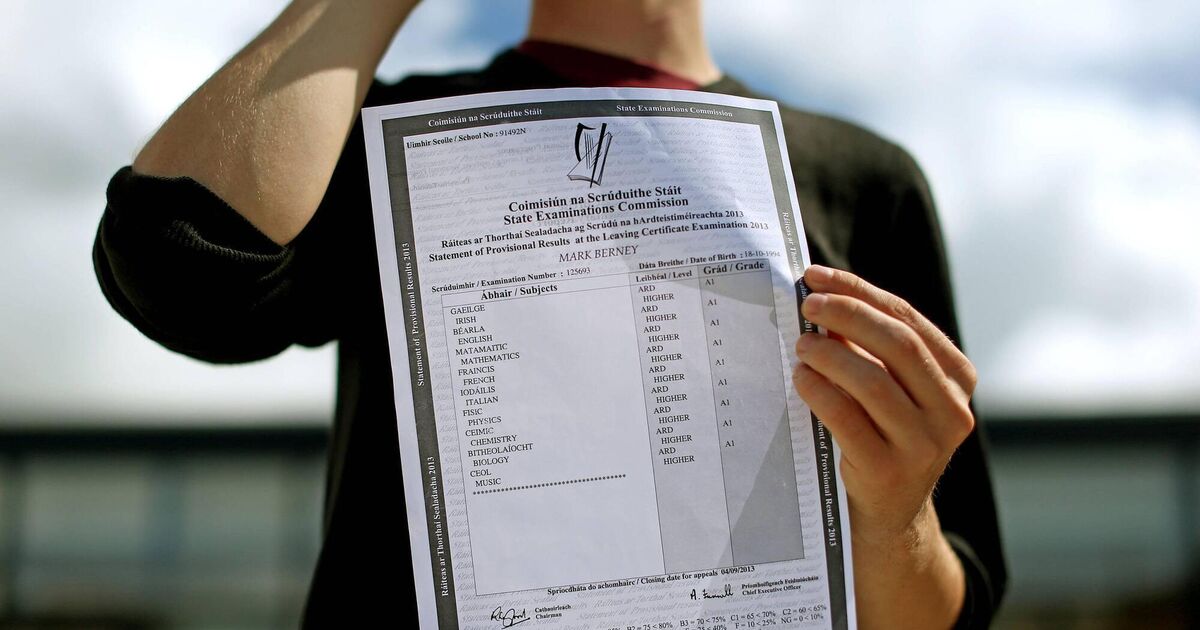 Ten students in one Cork school receive maximum points in Leaving Cert - Vimarsana News