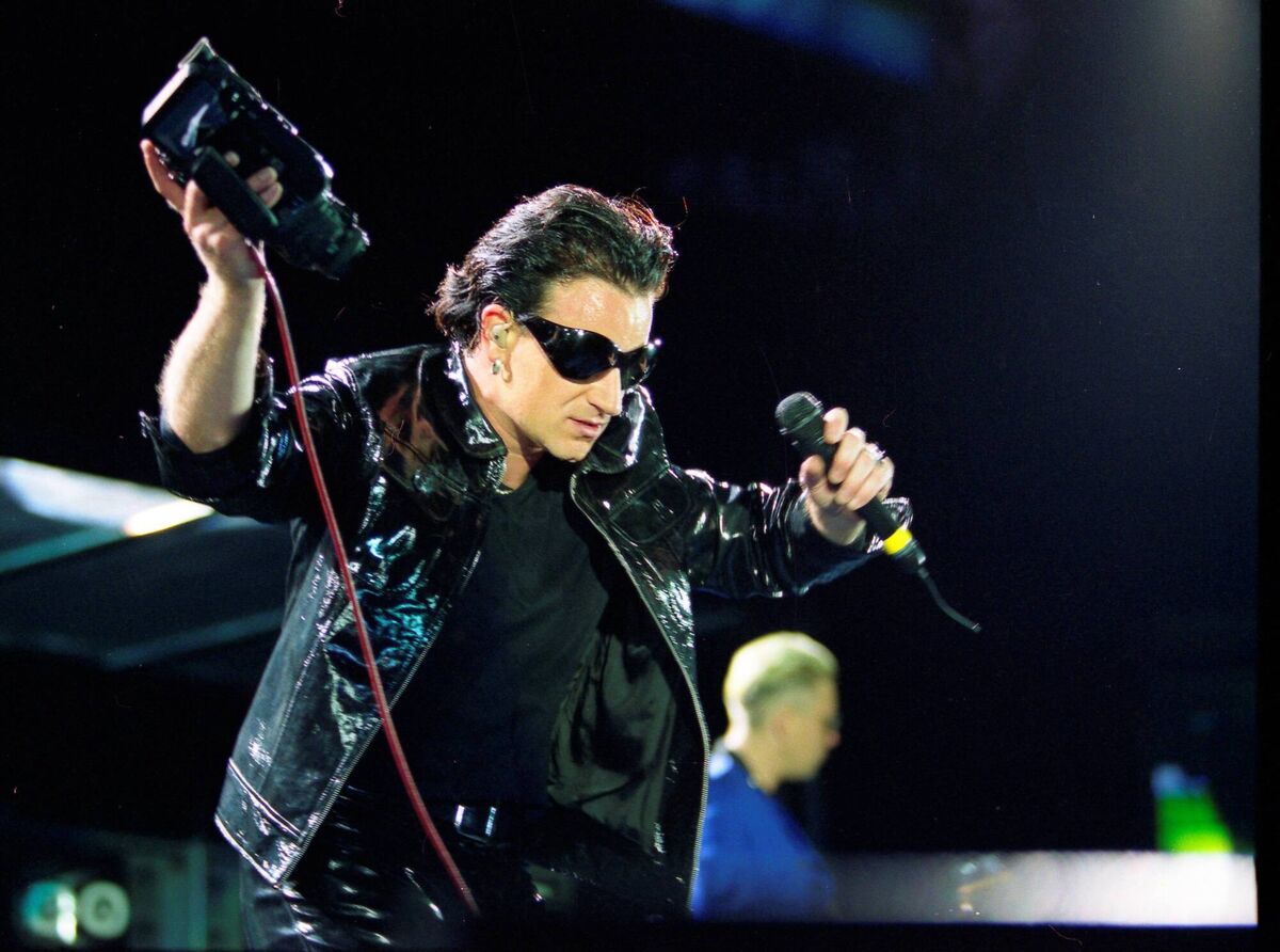 Bono sang his way into the hearts of the 35,000 U2 fans who came along to Páirc Uí Chaoimh, in Cork, back in August, 1993. Bono sang his way into the hearts of the 35,000 U2 fans who came along to Páirc Uí Chaoimh, in Cork, back in August, 1993.