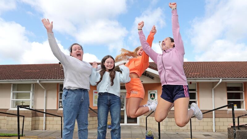Cork students celebrate Leaving Cert results