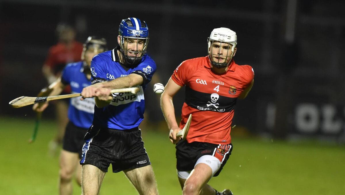 Sarsfields Tadhg Óg Murphy shoots from UCC's David Griffin during the SHC quarter-final replay in 2017. Murphy is coaching St Catherine's this season. Picture: Eddie O'Hare Sarsfields Tadhg Óg Murphy shoots from UCC's David Griffin during the SHC quarter-final replay in 2017. Murphy is coaching St Catherine's this season. Picture: Eddie O'Hare