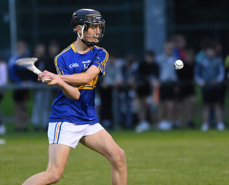 Carrigtwohill's Sam Ring scores a point against Glen Rovers during the Rebel Óg premier 1 under 15 HC final at the Mardyke. Picture: Eddie O'Hare