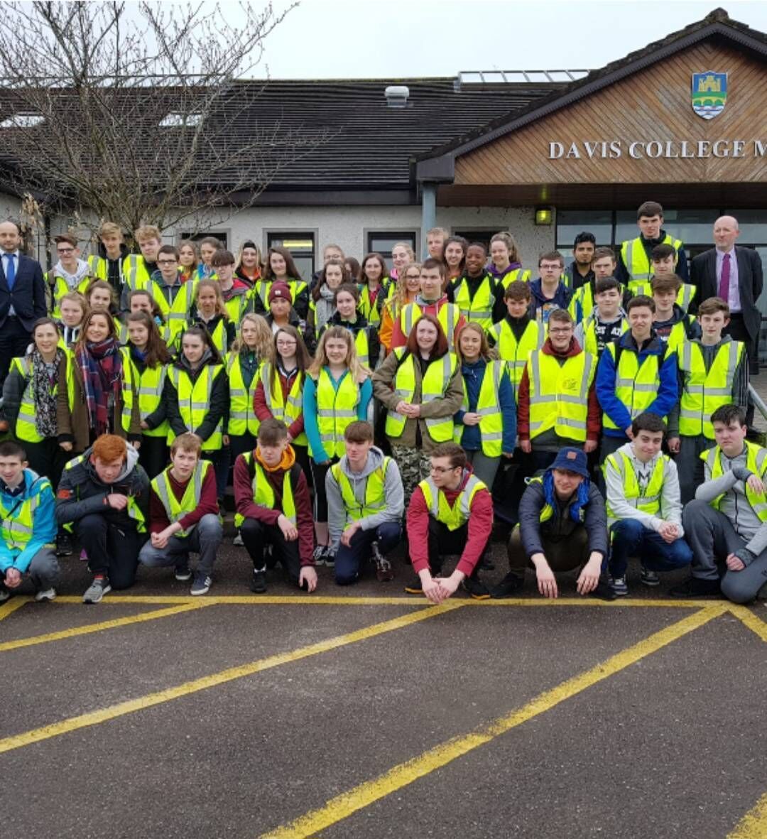 Students and volunteers eager to get stuck in as part of the Mallow Tidy Towns efforts Students and volunteers eager to get stuck in as part of the Mallow Tidy Towns efforts