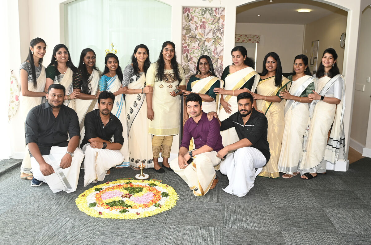 Indian staff who entertained residents as part of Nursing Homes Ireland week at Amberley Home, Fermoy. Picture: Eddie O'Hare