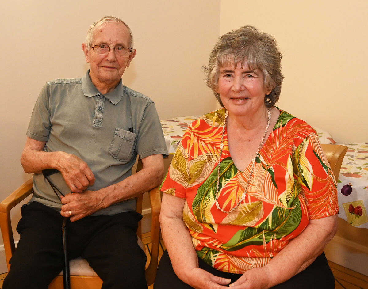 Residents John O'Donnell and Anne Morrison. Picture: Eddie O'Hare