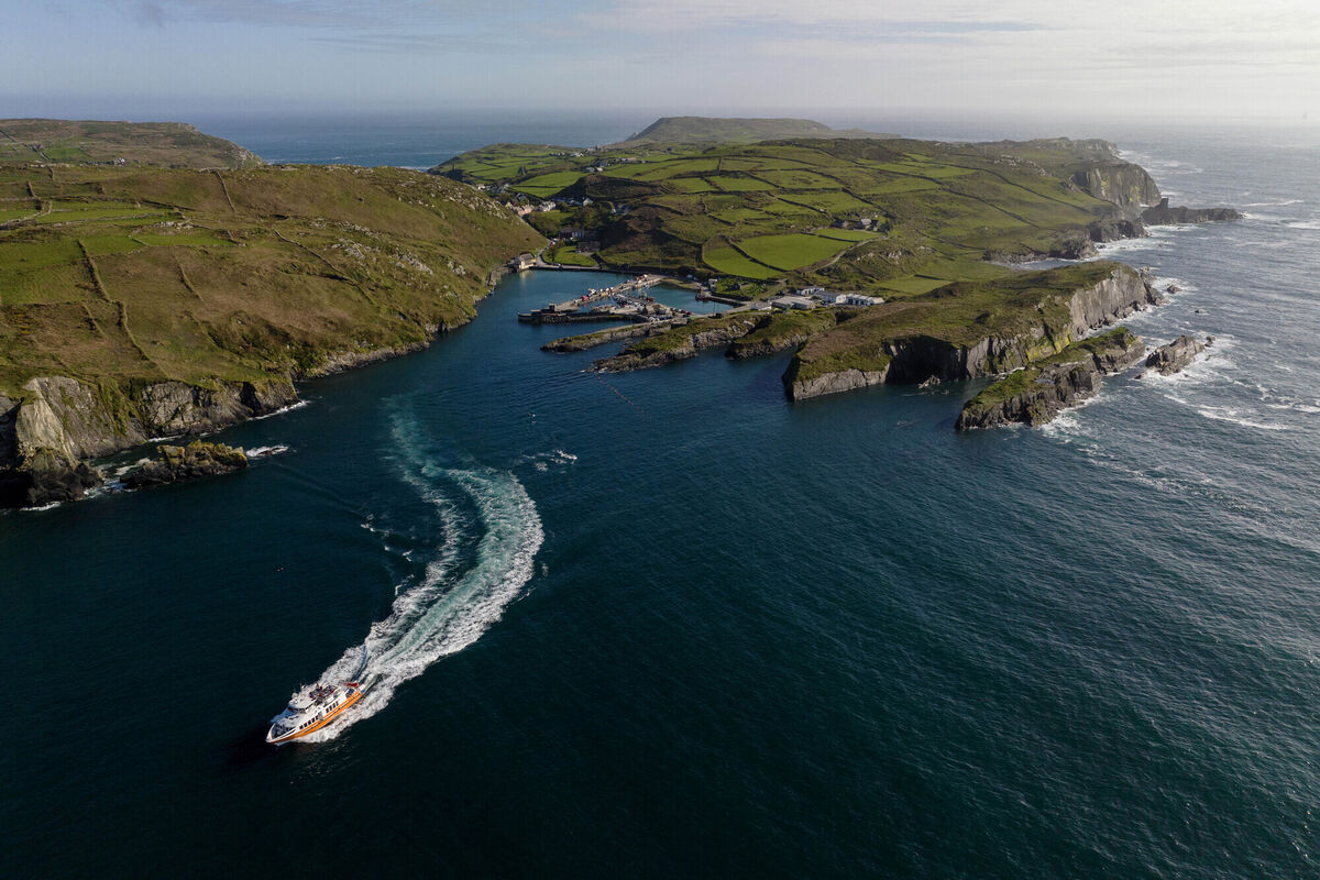 Cape Clear Ferries’, travelling away from Cape Clear Island. Picture: Miki Barlok Cape Clear Ferries’, travelling away from Cape Clear Island. Picture: Miki Barlok