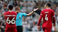 Liverpool captain Virgil van Dijk charged by FA after red card at Newcastle