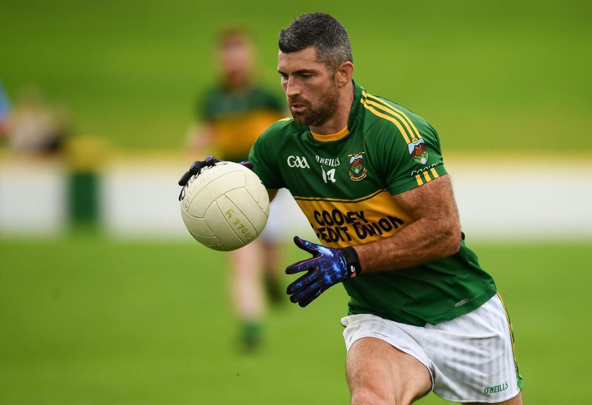 Former Ireland and Leinster rugby star Rob Kearney playing for Cooley Kickhams in 2021. Picture: Philip Fitzpatrick/Sportsfile