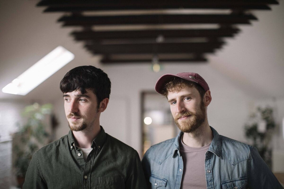  Diarmuid and Brían Mac Gloinn, brothers from Carlow and core members of Ye Vagabonds, a band that plays original and traditional folk music with lots of harmony singing, stringed instruments and various drones. Picture: Rich Gilligan