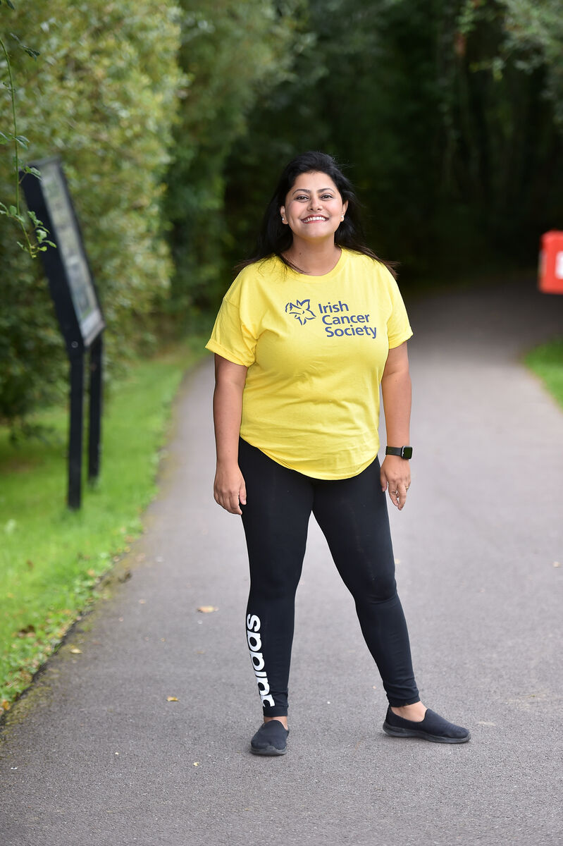 Shelly Chakraborty who is taking part in The Echo Women's Mini Marathon in aid of the Irish Cancer Society. and in memory of her father. Picture Dan Linehan