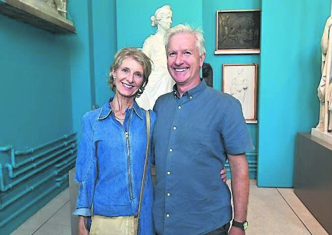 Anita Carroll and Diarmuid Ó Mathúna who also attended the event.