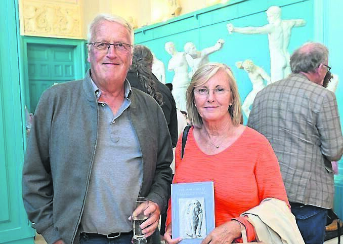 Hilary and Liam Cunningham at the launch of Greg’s latest book.