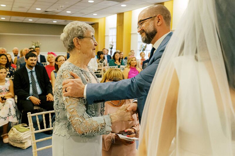 Aisling’s grandmother, Madge McCarthy, aged 86, travelled from Arranmore Island, Donegal, and was their ring bearer.