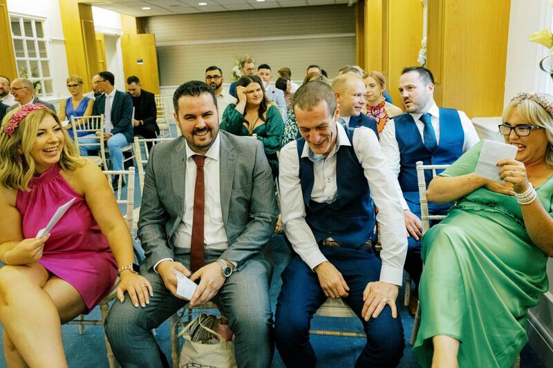 Lydia Farrell Cremin, Jason Cremin, Dominic Connolly, Sarah Connolly attending the wedding.