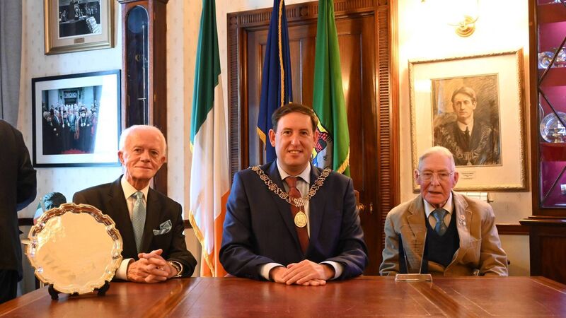 Two Corkonians honoured in private ceremony at City Hall Two Corkonians honoured in private ceremony at City Hall
