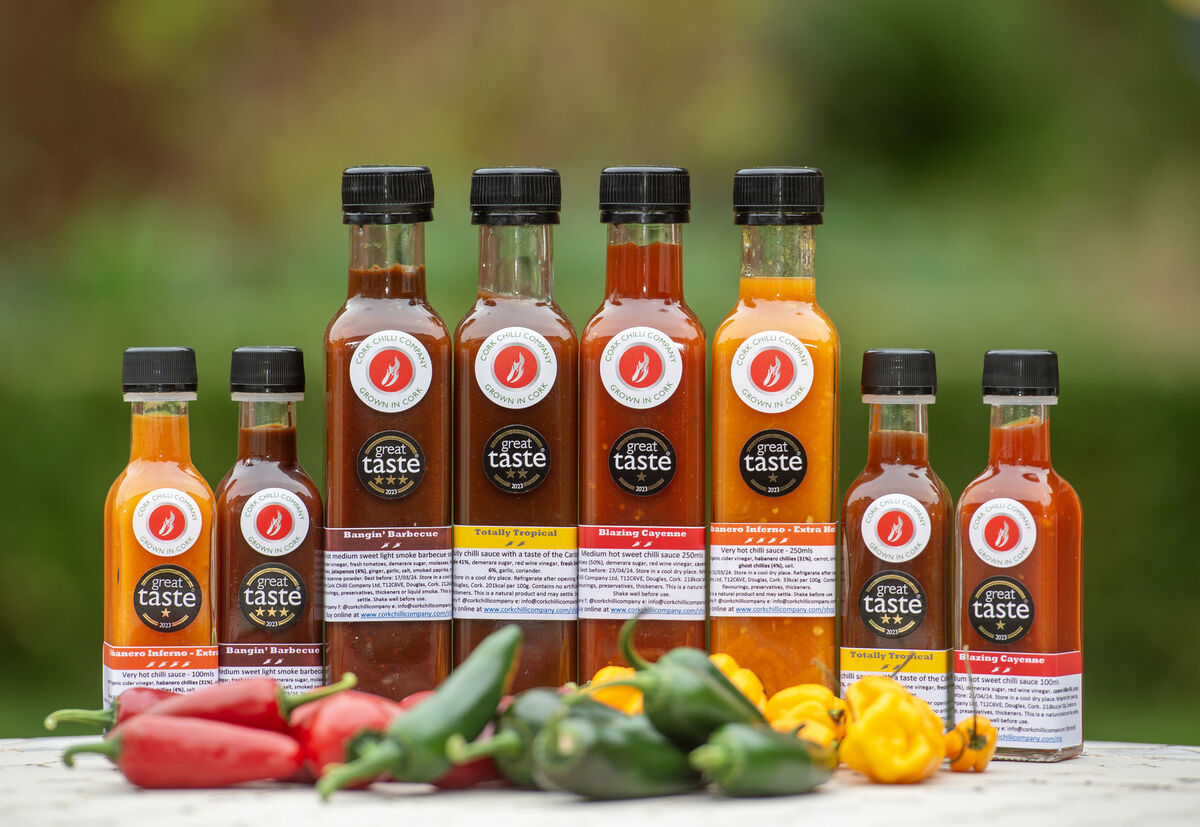  Sauces from the Cork Chilli Company. Picture: Dan Linehan