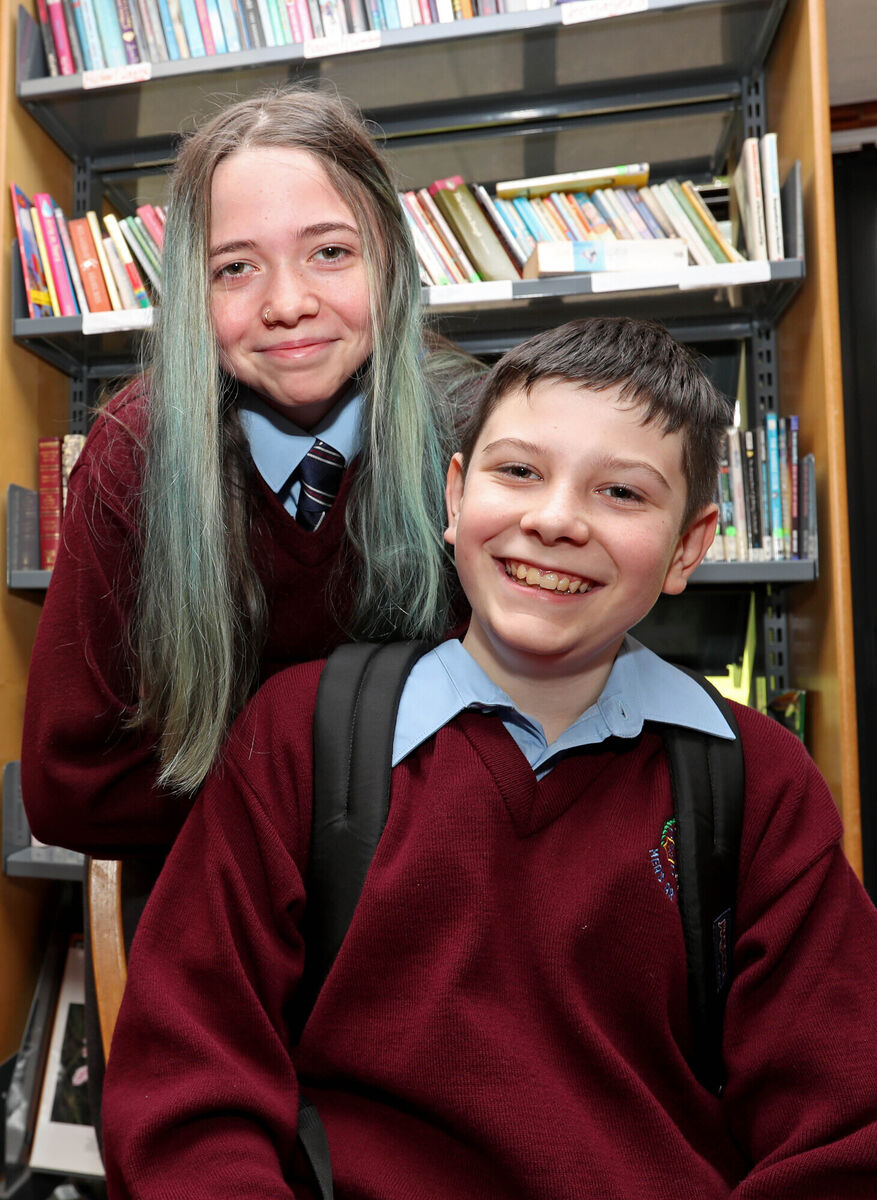 Back to school and 1st day at new secondary school, at Mayfield Community School, Mayfield, Cork. Picture: Jim Coughlan.