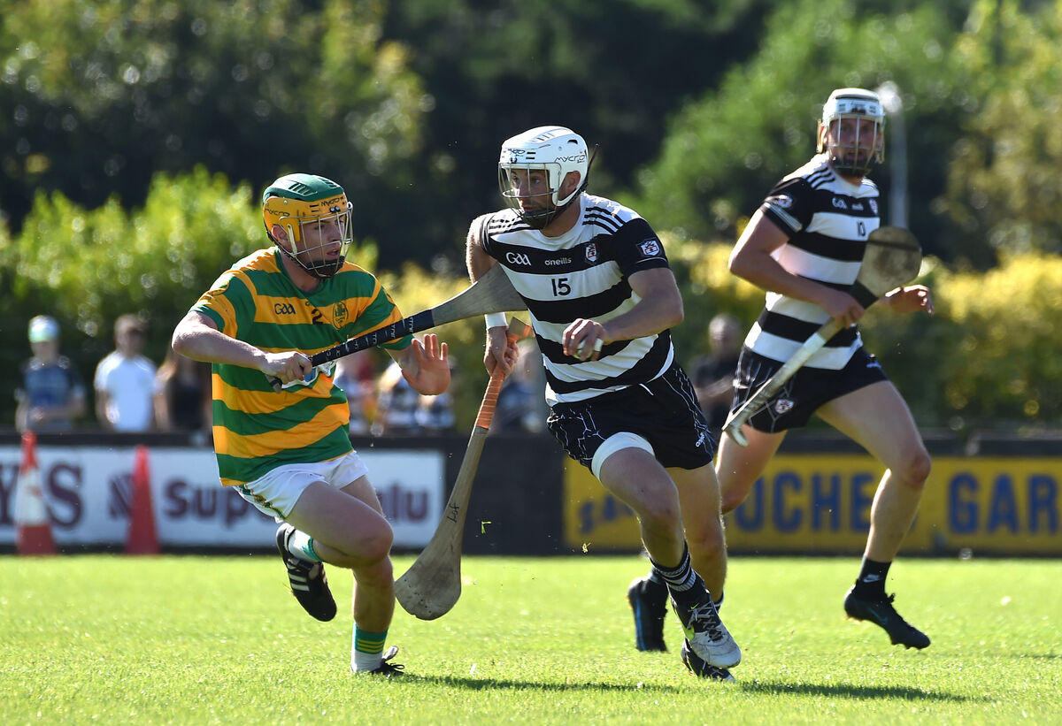 Ollie McAdoo, Blackrock looking to stop the run of Luke O'Farrell, Midleton. Picture: Dan Linehan Ollie McAdoo, Blackrock looking to stop the run of Luke O'Farrell, Midleton. Picture: Dan Linehan