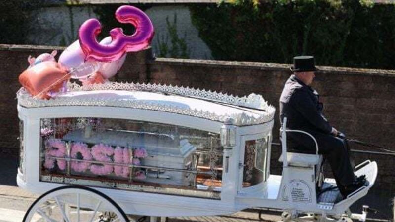 Girl (3) knocked down and killed in Portlaoise was a ‘bright star’, funeral hears Girl (3) knocked down and killed in Portlaoise was a ‘bright star’, funeral hears