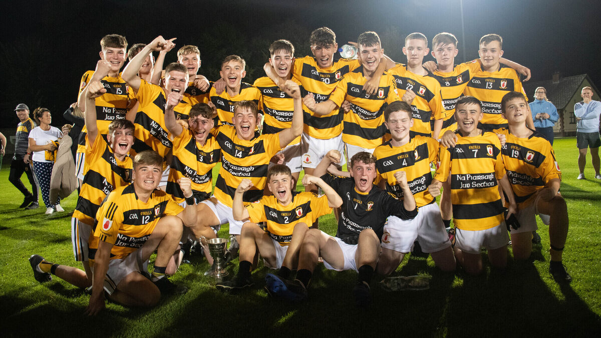 Na Piarsaigh defeat Ballincollig to land the U15 Premier 1 football championship title