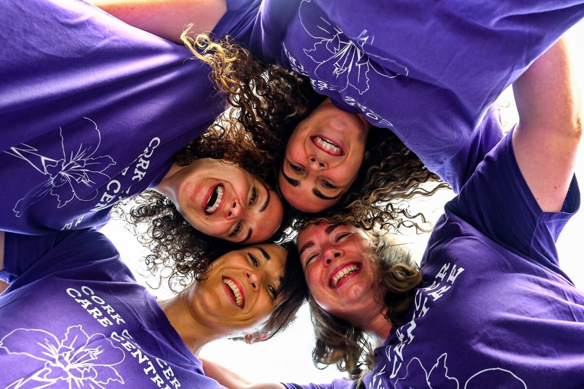 Donna McCarthy, Michelle Feeny, Katie Lawton and Sinead Dolan who are doing The Echo Women's Mini Marathon. Picture: Chani Anderson Donna McCarthy, Michelle Feeny, Katie Lawton and Sinead Dolan who are doing The Echo Women's Mini Marathon. Picture: Chani Anderson