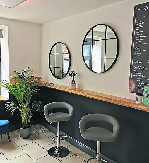 Interior shot of the new café. Interior shot of the new café.