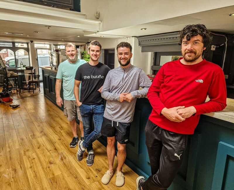 The Wholey Ground is a family affair, pictured are Mick, Dave, Mike and Jack Meaney.