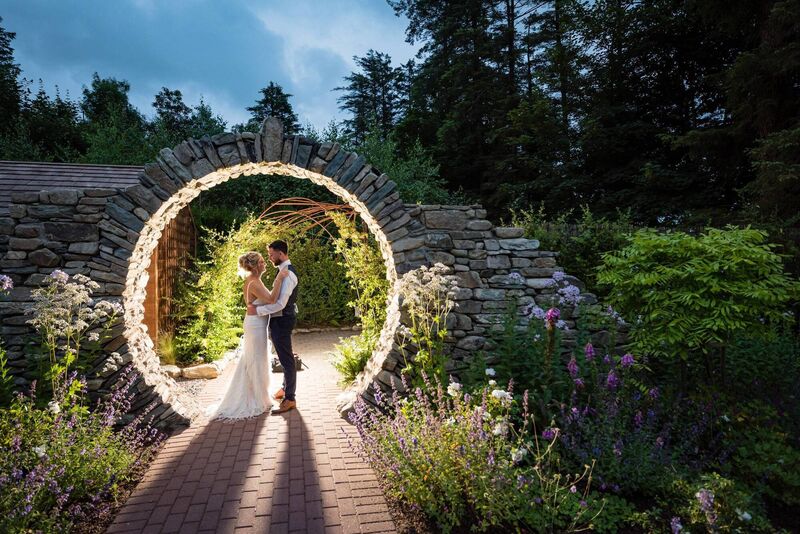 A stunning shot at dusk in Fernhill House Hotel gardens.