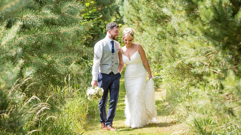 Wedding of the Week: Cork couple marry outdoors in beautiful gardens