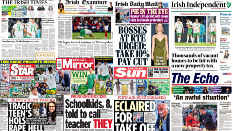 What the papers say: Friday's front pages