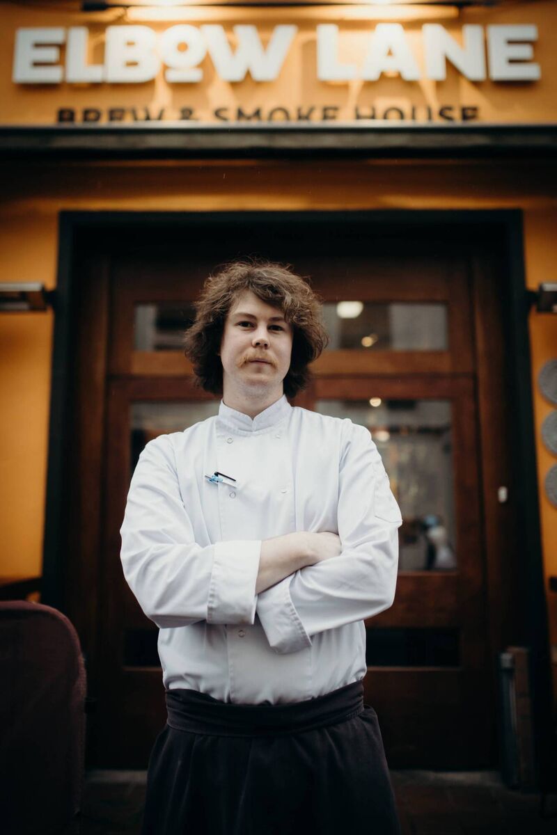 Harrison Sharpe, head chef at Elbow Lane. Harrison Sharpe, head chef at Elbow Lane.