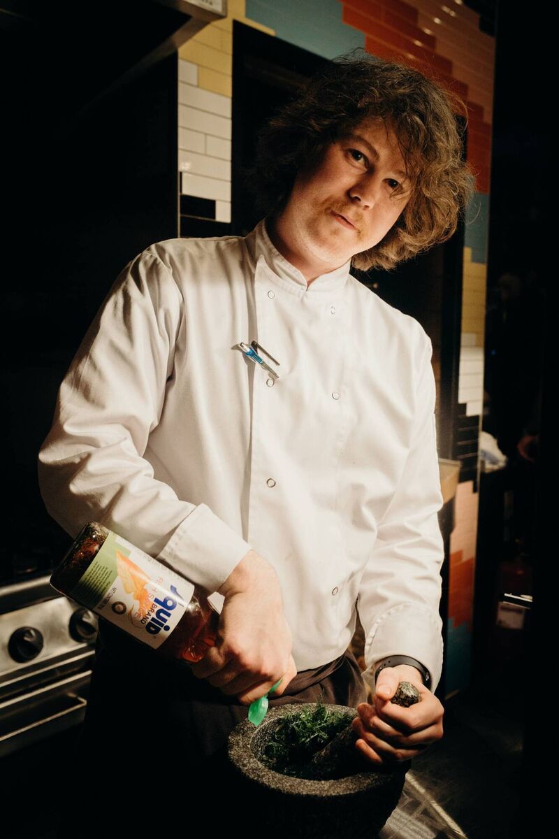 Harrison Sharpe, head chef at Elbow Lane. Harrison Sharpe, head chef at Elbow Lane.