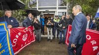 Cork farmers among 300-strong protest at Fianna Fáil think in 