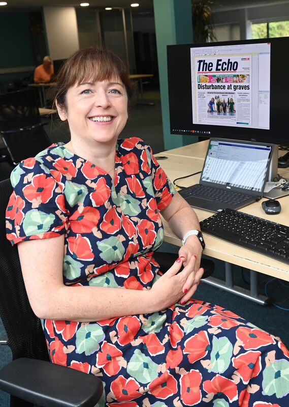  Grainne McGuinness, Editor, The Echo newspaper and EchoLive online news website. Pic: Larry Cummins