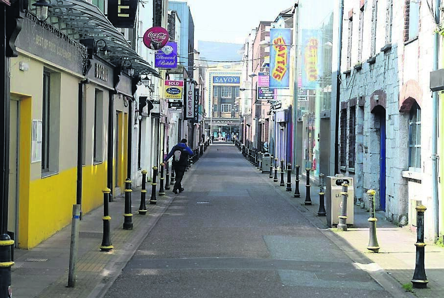 SCENE OF CRIME: Maylor Street is now a bustling, largely commercial thoroughfare in Cork city