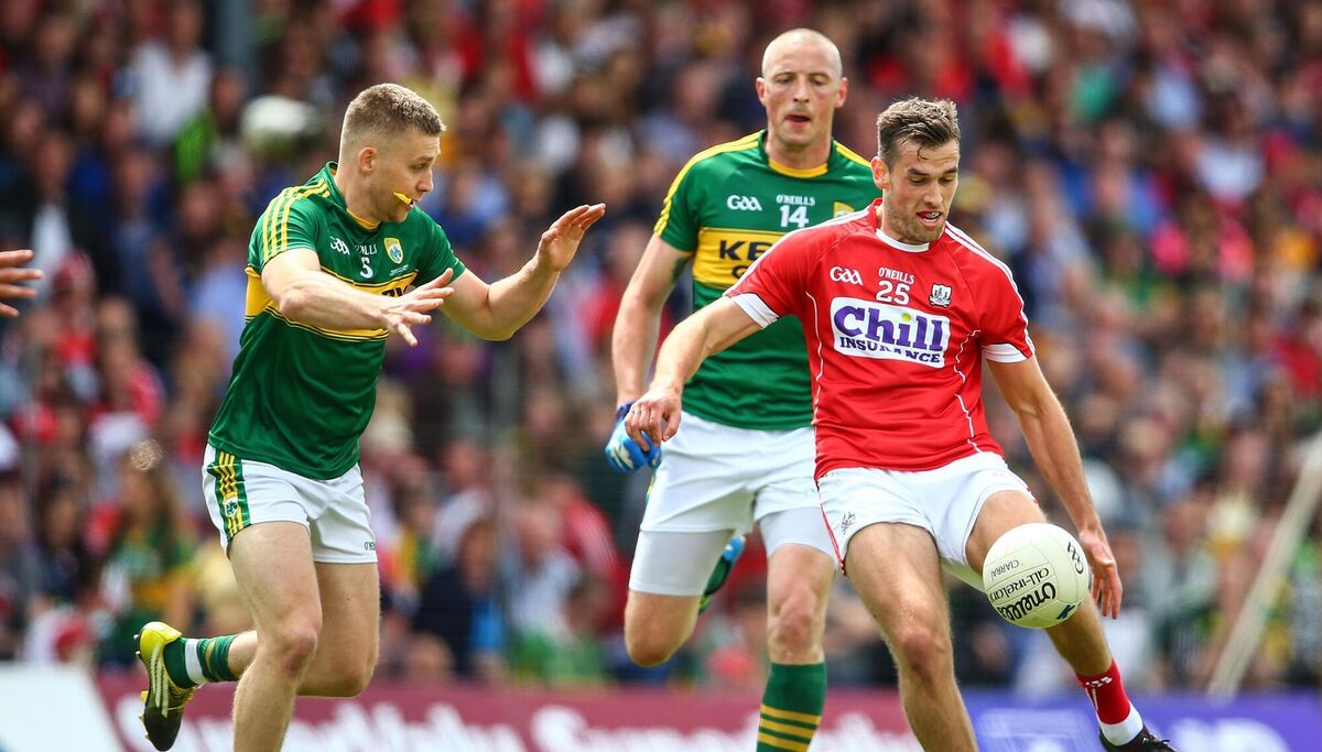 Niall Coakley in action for Cork against Kerry in the Munster SFC semi-final in Killarney in 2017. Picture: INPHO/Cathal Noonan