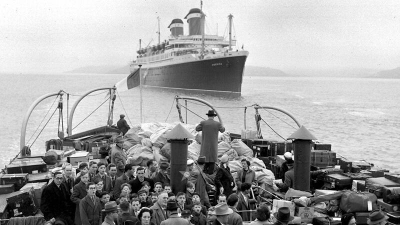 Fresh off a liner in Cobh... my long-lost ‘cousin’ from Texas! Fresh off a liner in Cobh... my long-lost ‘cousin’ from Texas!