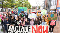 'Heatwave last week, drenched in rain today': Climate activists take to the streets of Cork