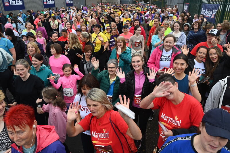 Start of the 2023 Echo Women's Mini-Marathon on Sunday. Pic: Larry Cummins 