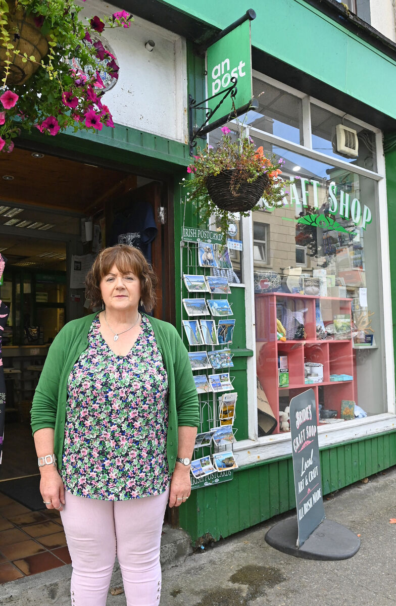 Bridie Roycroft, postmistress at Ballydehob post office. Picture; Eddie O'Hare Bridie Roycroft, postmistress at Ballydehob post office. Picture; Eddie O'Hare