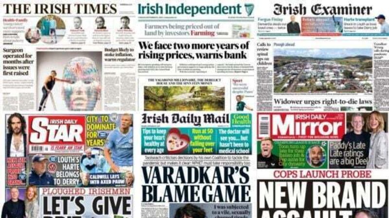 What the papers say: Tuesday's front pages